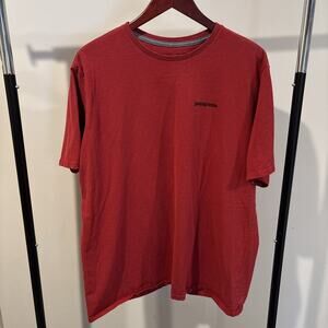 Patagonia Responsibili-Tee Short Sleeve T-Shirt Red Size L